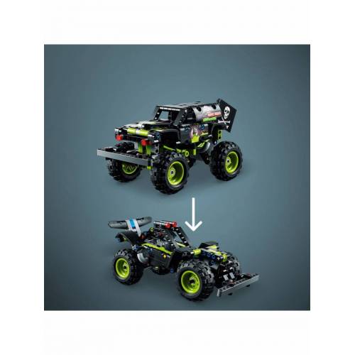 Нет в наличии. LEGO / Конструктор LEGO Technic  Monster Jam Grave Digger / игрушка 2 в 1, активная игра