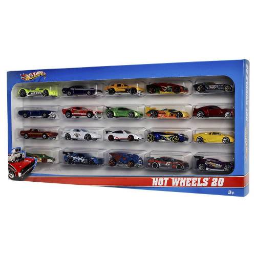 Hot Wheels Набор Hot Wheels Базовые машинки 20 шт в ассортименте