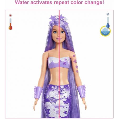 Barbie Кукла Барби Color Reveal Mermaid 2 серия