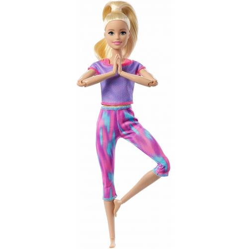 Barbie Кукла Barbie Барби Блондинка из серии "Двигайся как я, безграничные движения"