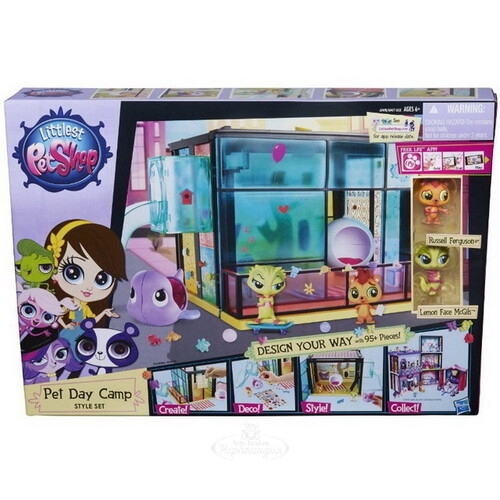 Игровой набор Littlest Pet Shop "Стильный летний лагерь"