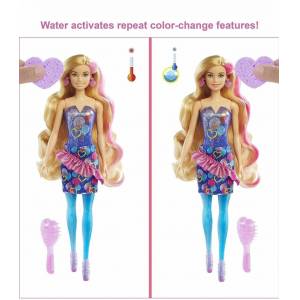 Кукла-сюрприз Барби Цветное перевоплощение серия Вечеринка Barbie Color Reveal 