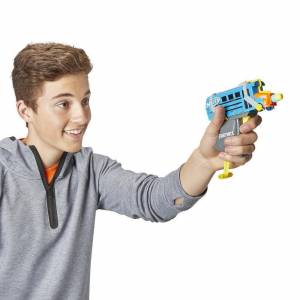 Fortnite Micro Battle Bus Nerf MicroShots Стреляющий дротиками игрушечный бластер