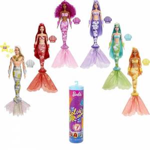 Barbie Кукла Барби Color Reveal Mermaid 2 серия