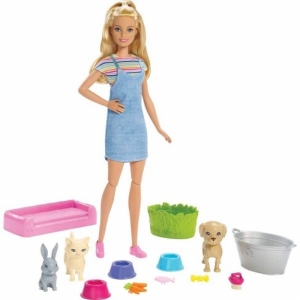 Barbie Набор игровой Barbie Барби и домашние питомцы
