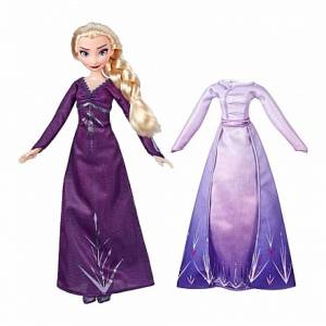 Кукла Эльза с дополнительным нарядом из серии Disney Princess Холодное сердце 2, Hasbro,