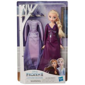 Нет в наличии. Кукла Эльза с дополнительным нарядом из серии Disney Princess Холодное сердце 2, Hasbro,