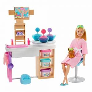 Barbie Игровой набор  Барби СПА-салон — пора расслабляться!